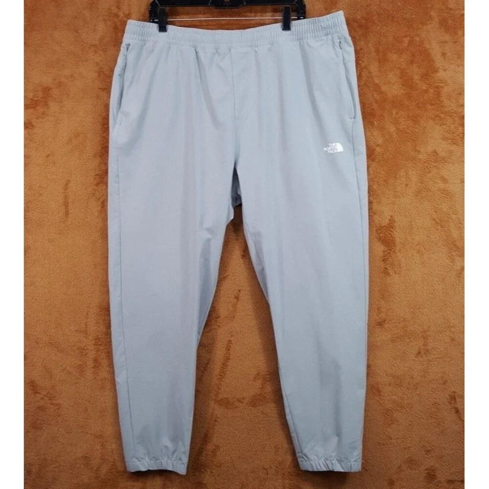 THE NORTH FACE Track Pants Mens XXL Grey Tapered Leg Windbreaker WANDER